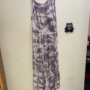 Knox Rose Purple Tie-Dye Maxi Dress